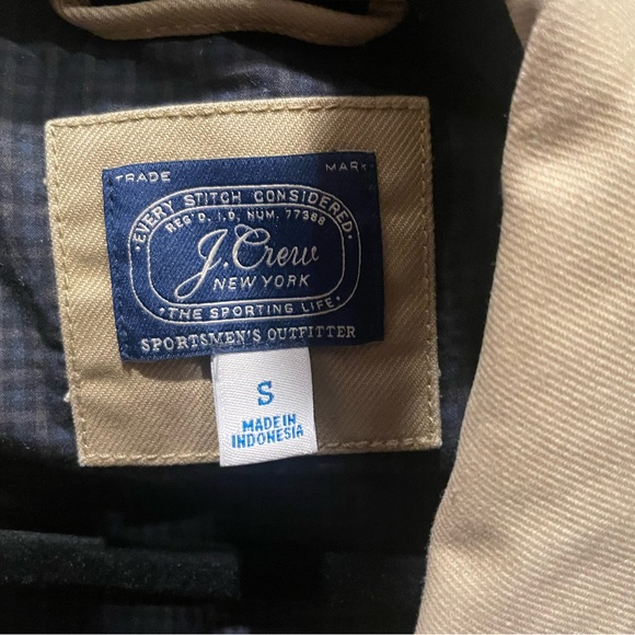 JCrew khaki canvas jacket size small - Picture 3 of 4